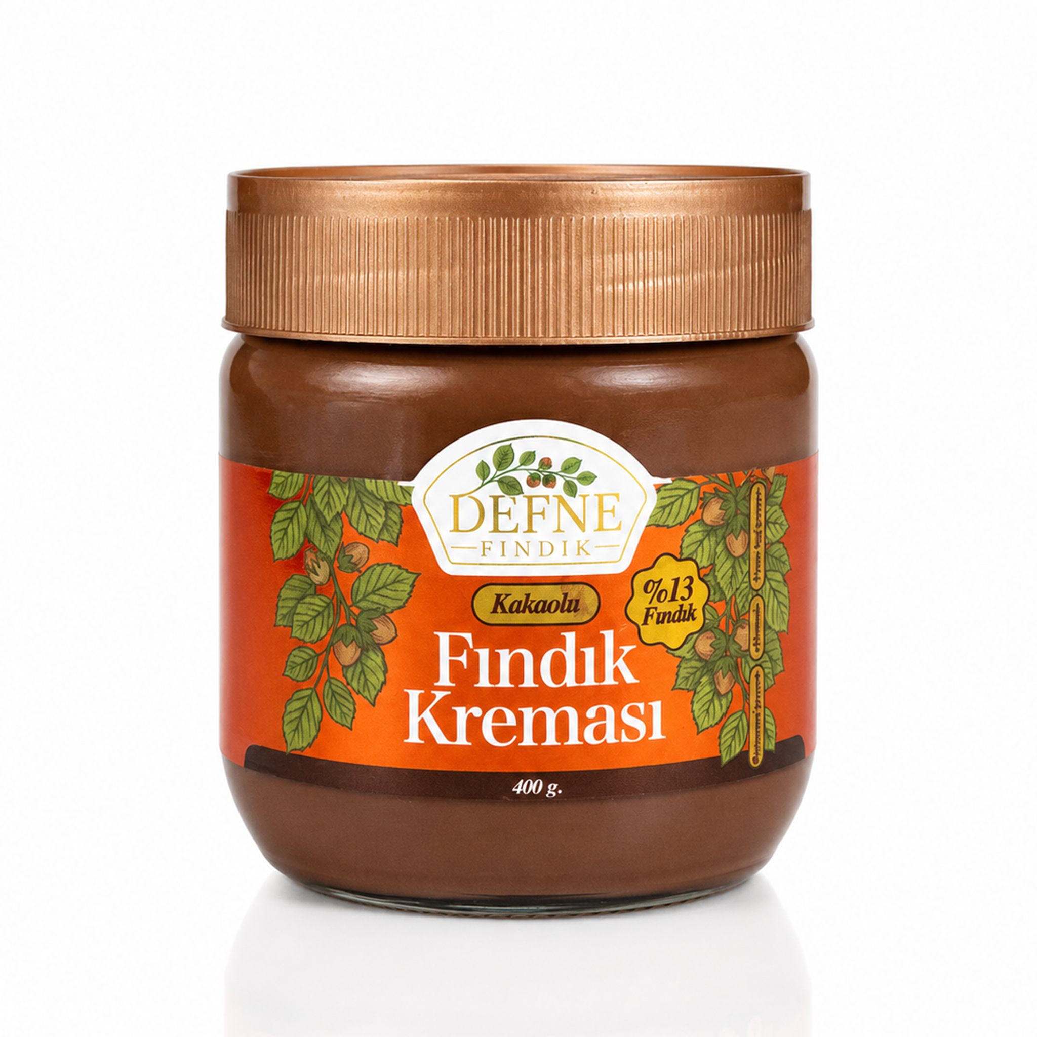 Kakaolu Fındık Kreması (%13 Fındık) 400 g.