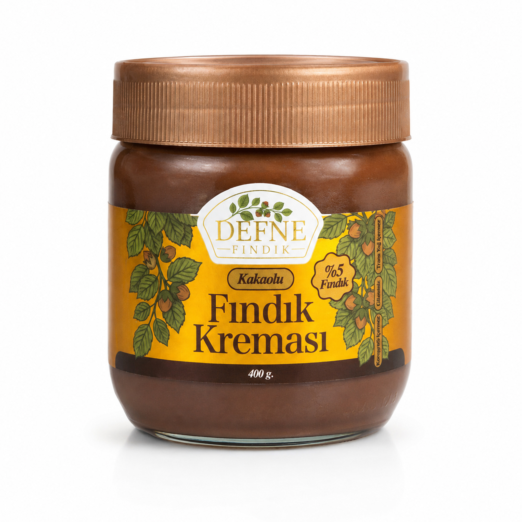 Kakaolu Fındık Kreması (%5 Fındık) 400 g.